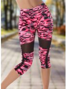 2 részes terep mintás fitness együttes Top + leggings / cicanadrág